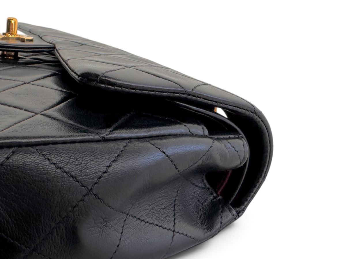 CHANEL Lambskin Quilted Small Double Flap