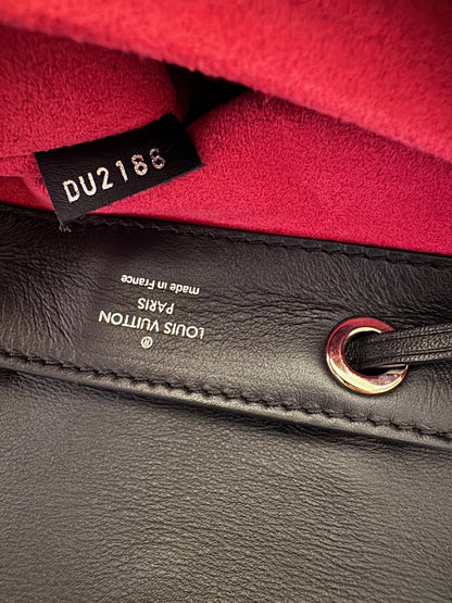 LOUIS VUITTON My Lockme Mini Pins Leather Backpack