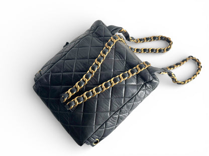 CHANEL Lambskin Quilted Backpack
