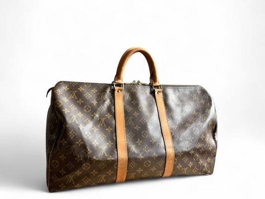 LOUIS VUITTON Monogram Keepall 50