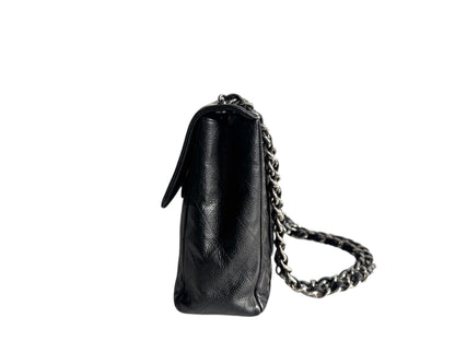 CHANEL Caviar Jumbo Single Flap Bag