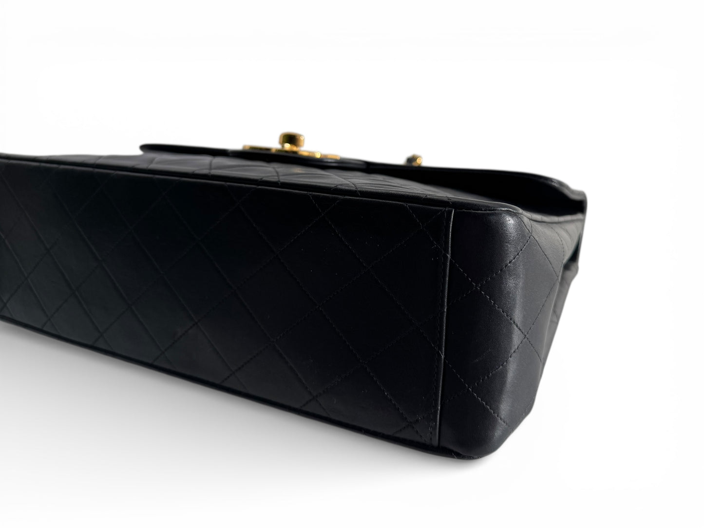 CHANEL Lambskin Quilted XL Jumbo Single Flap Bag