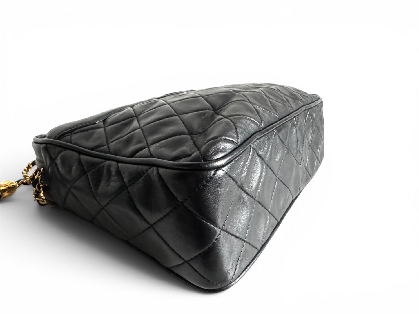 CHANEL Vintage Quilted Camera Bag