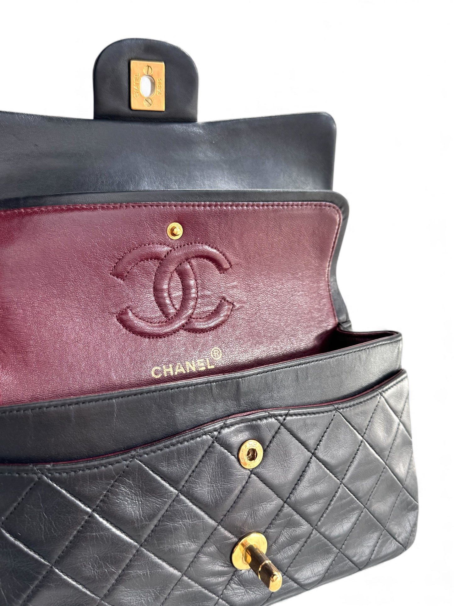 CHANEL Timeless Lambskin Classic Double Flap Bag