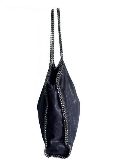 STELLA MCCARTNEY Shaggy Deer Falabella Fold Over Tote