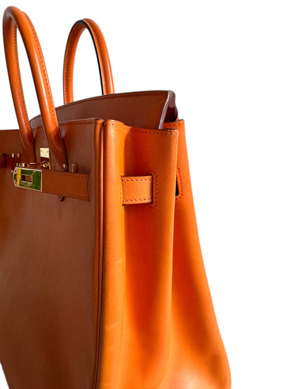 HERMES Box Calfskin Leather HAC Birkin 32