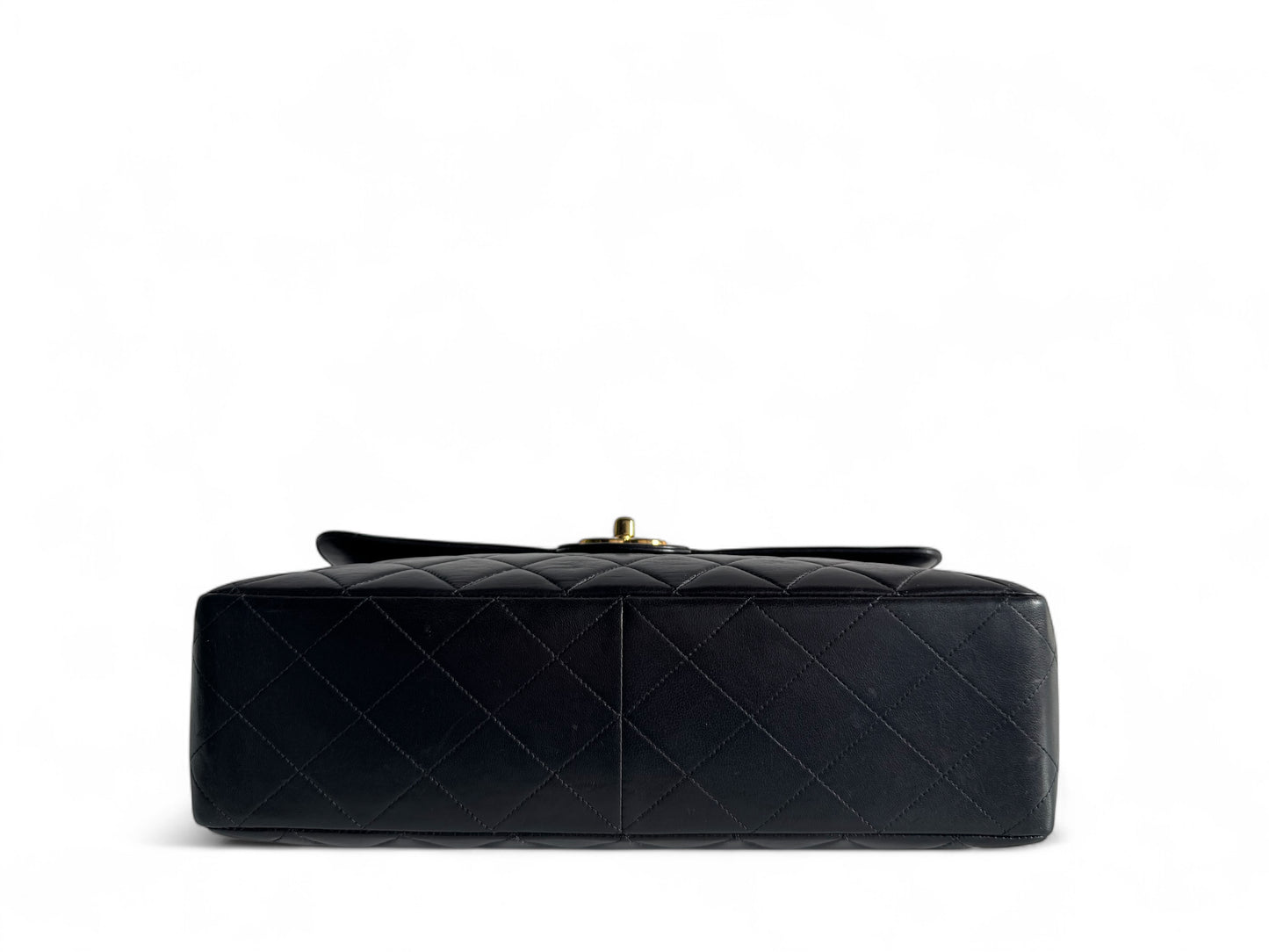 CHANEL Lambskin Quilted Jumbo Single Flap Bag