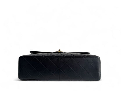 CHANEL Lambskin Quilted Jumbo Single Flap Bag