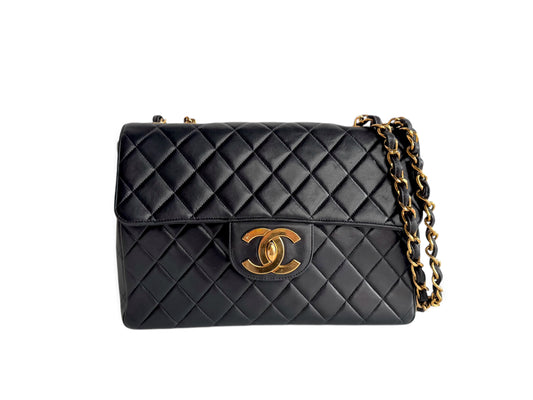 CHANEL Classic Maxi Lambskin Leather Flap Bag