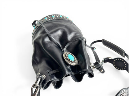 Prada Soft Calf Leather Bucket Bag
