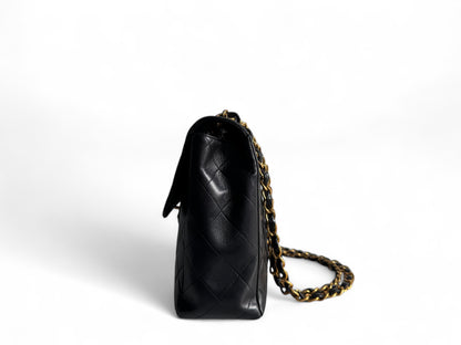 CHANEL Lambskin Quilted Jumbo Single Flap Bag