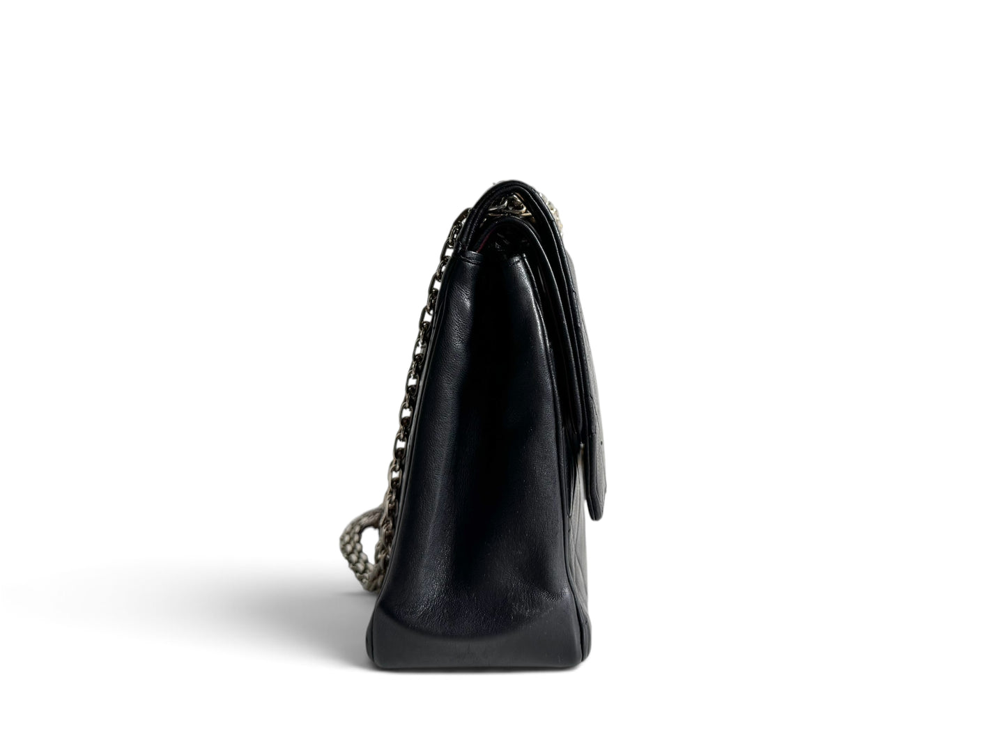 CHANEL Lambskin Medium Mademoiselle Double Flap