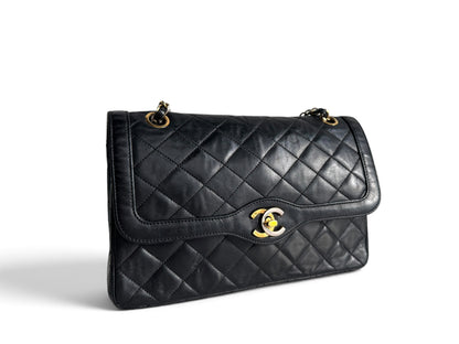 CHANEL Lambskin Quilted Medium Double Flap