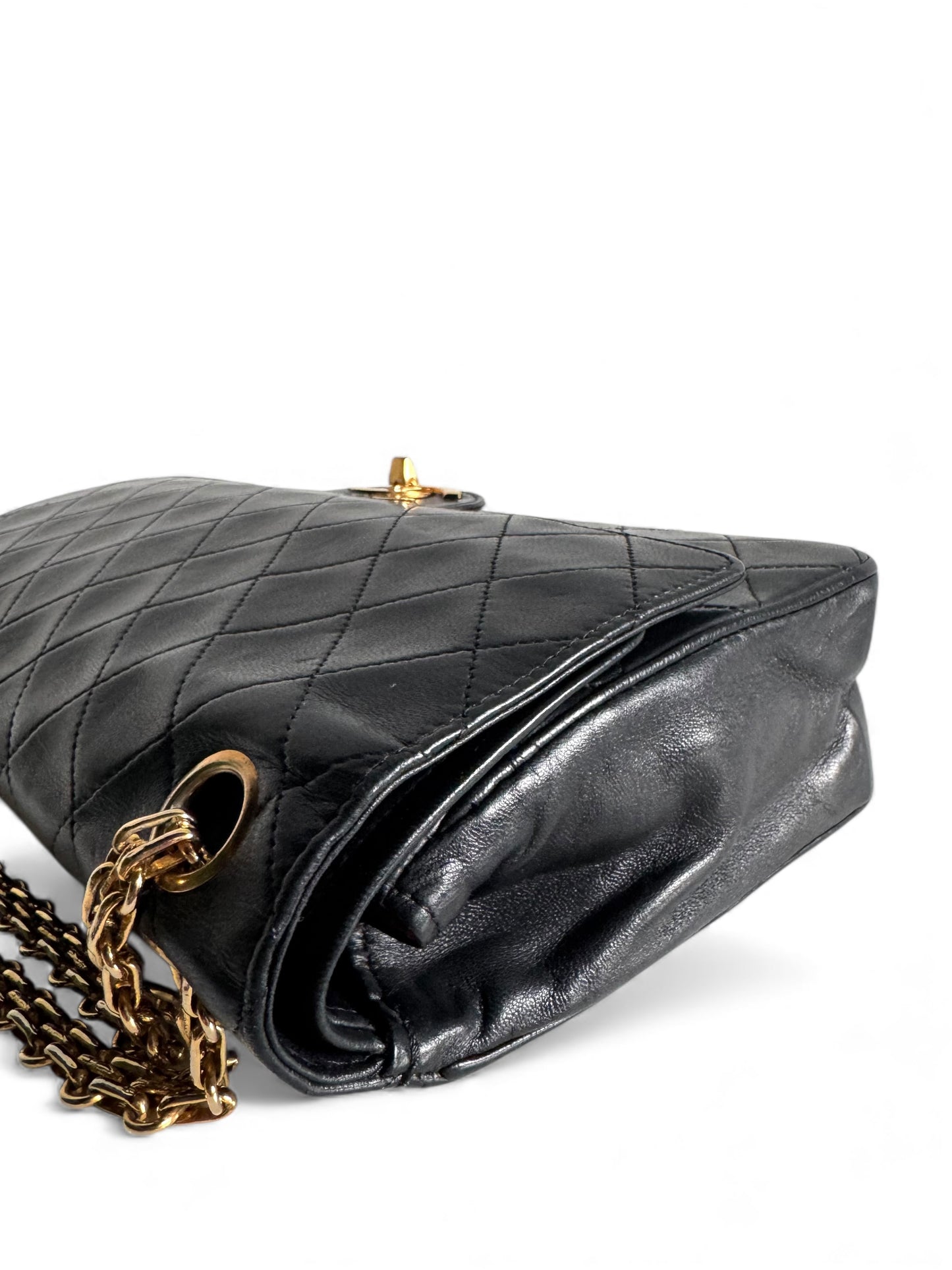 CHANEL Lambskin Medium Mademoiselle Double Flap