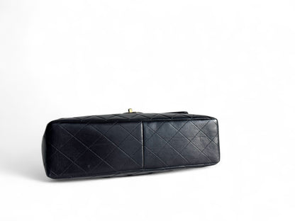 CHANEL Medium Lambskin Matelasse Single Flap Chain Bag