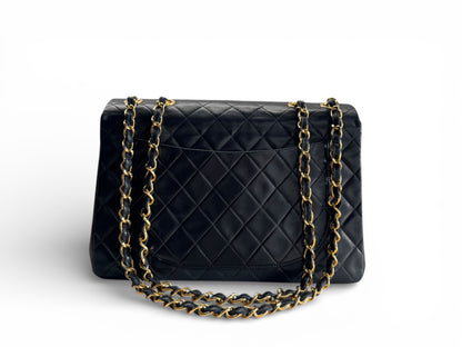 CHANEL Lambskin Quilted XL Jumbo Single Flap Bag