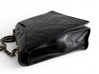 CHANEL Lambskin Quilted Small CC Single Flap Bag