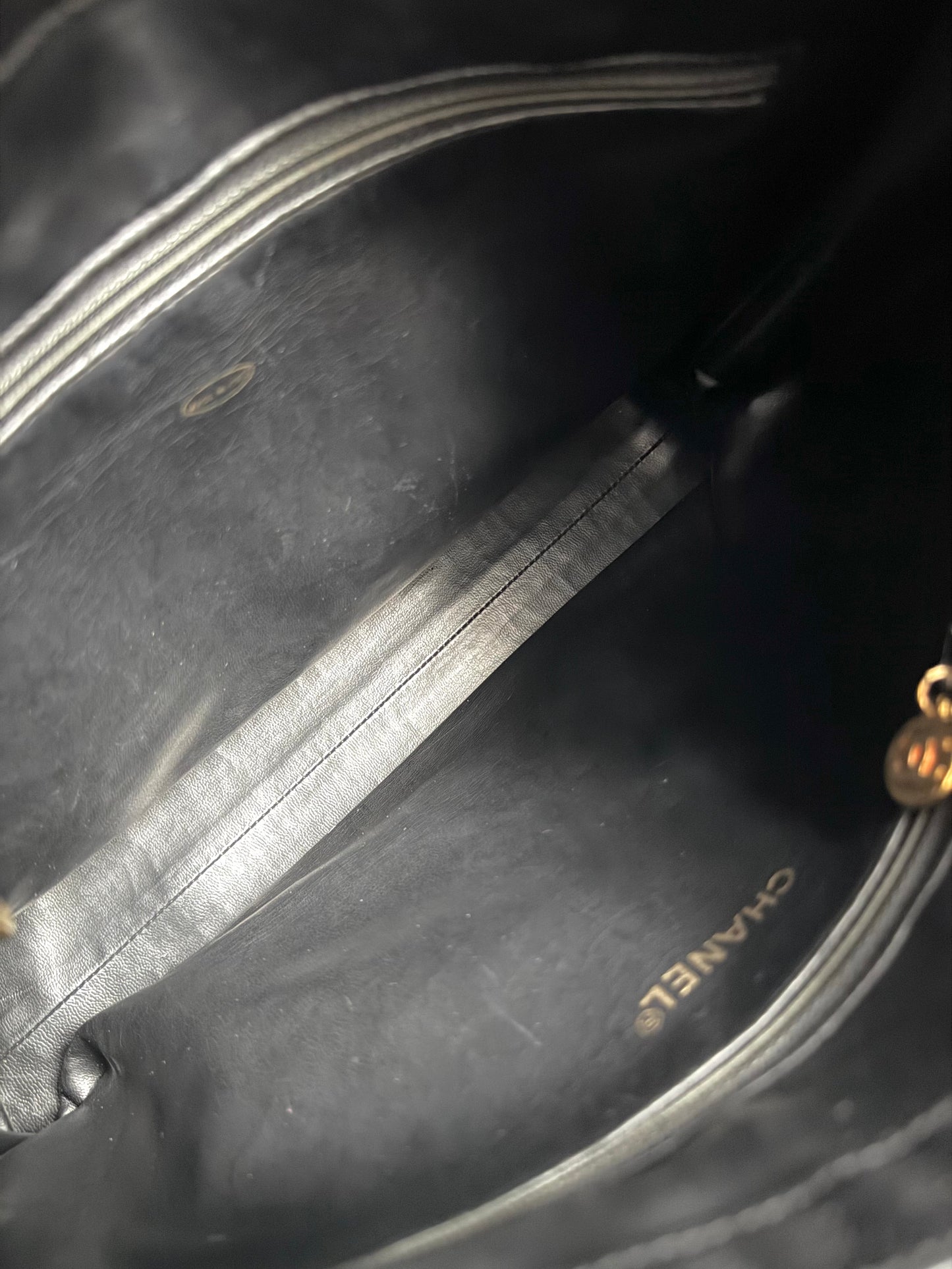 CHANEL Caviar Flap Shoulder Bag