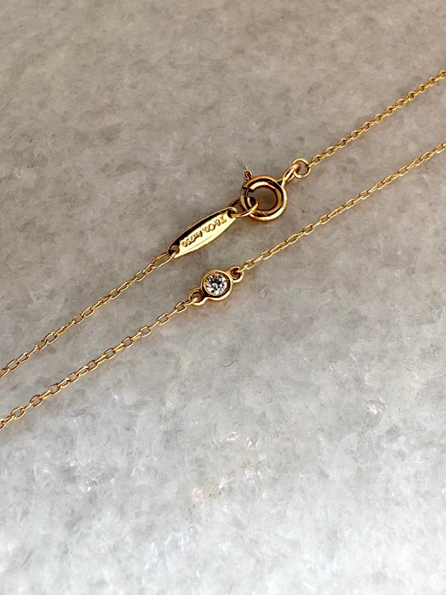 TIFFANY & CO. 18K Yellow Gold Elsa Peretti Diamonds Bracelet