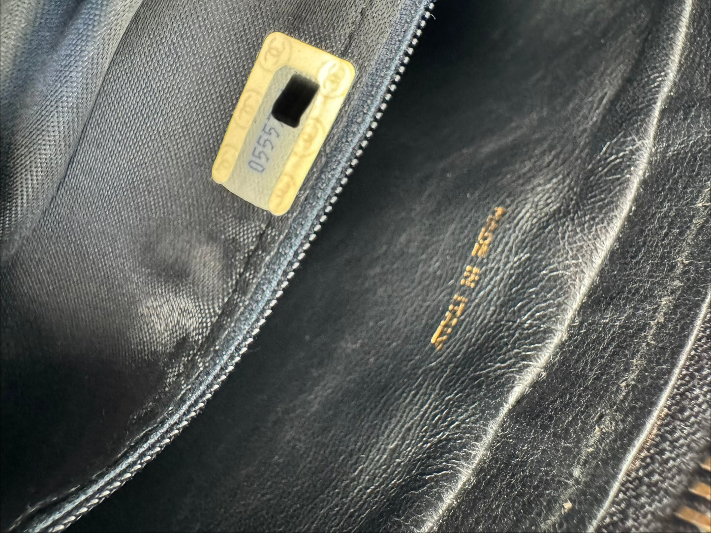 Chanel Black Lambskin CC Tassel Camera Bag