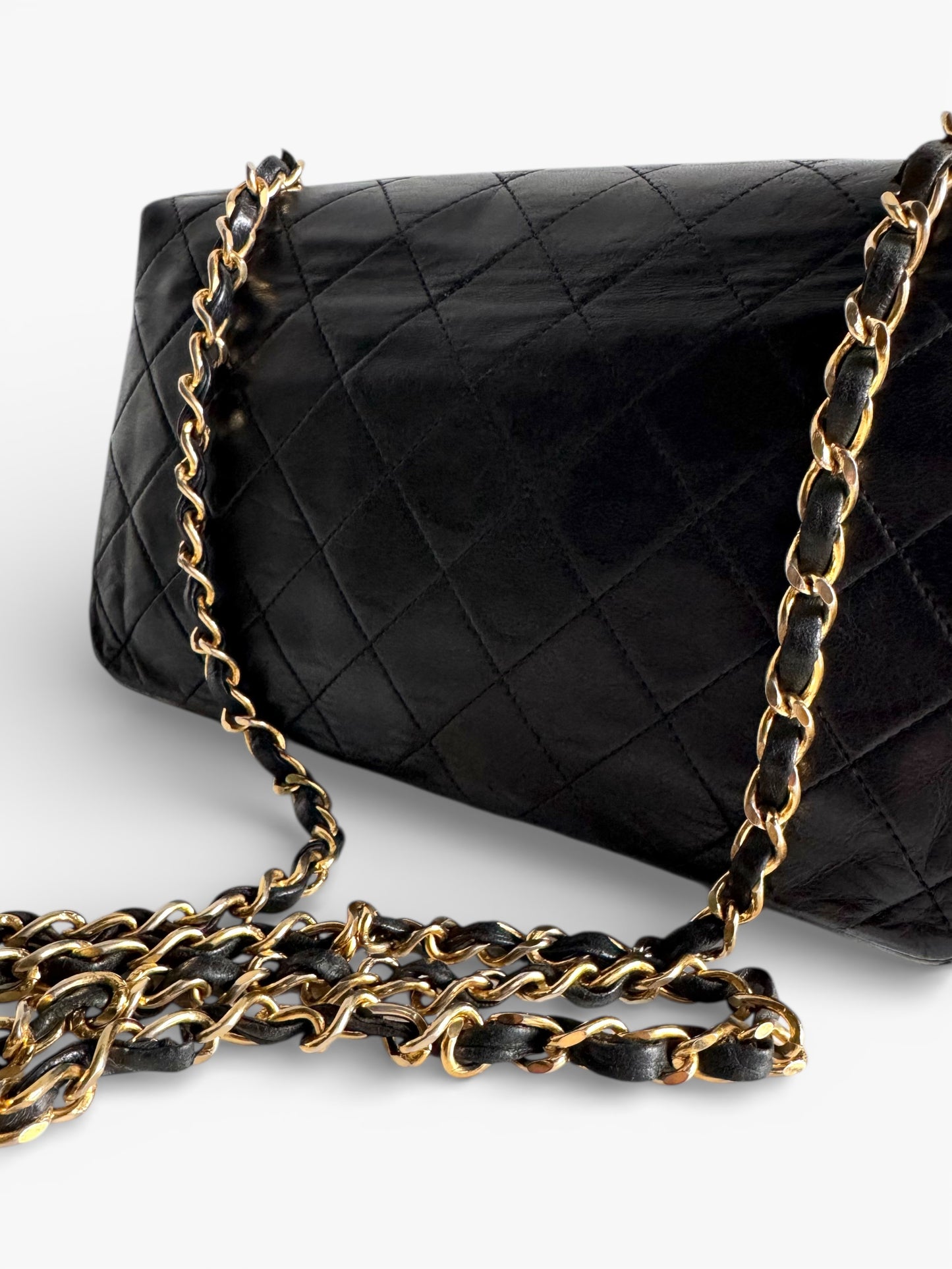 CHANEL Lambskin Vintage Single Flap Bag