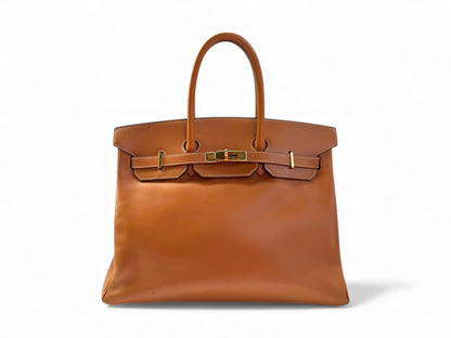 HERMÈS Box Birkin 35 Natural