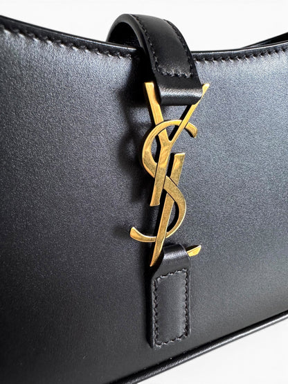 SAINT LAURENT Smooth Calfskin Le 5 A 7 Mini Hobo Bag