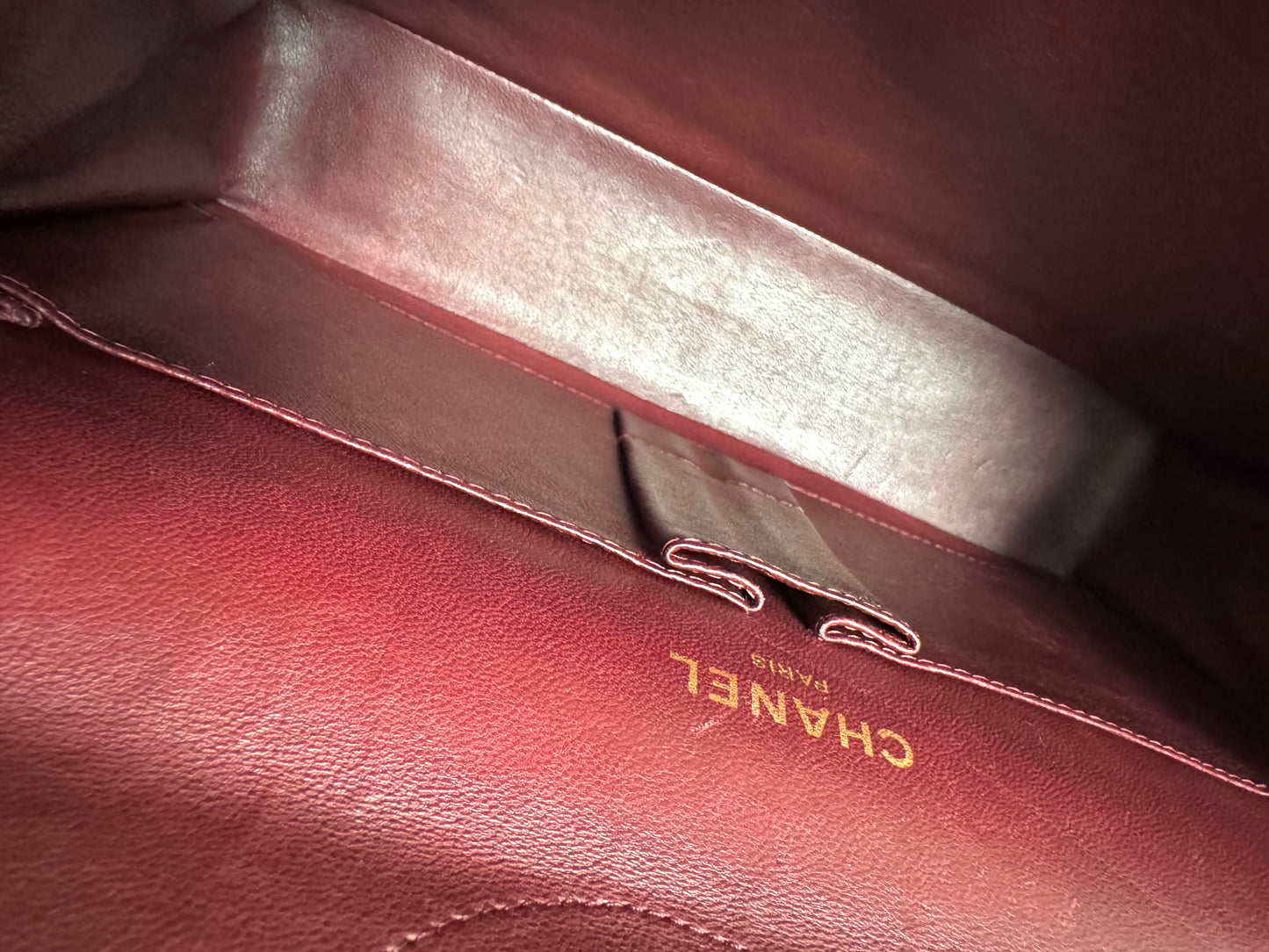 CHANEL Lambskin Medium Mademoiselle Double Flap