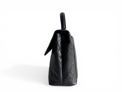 CHANEL Caviar Quilted Jumbo Kelly Flap