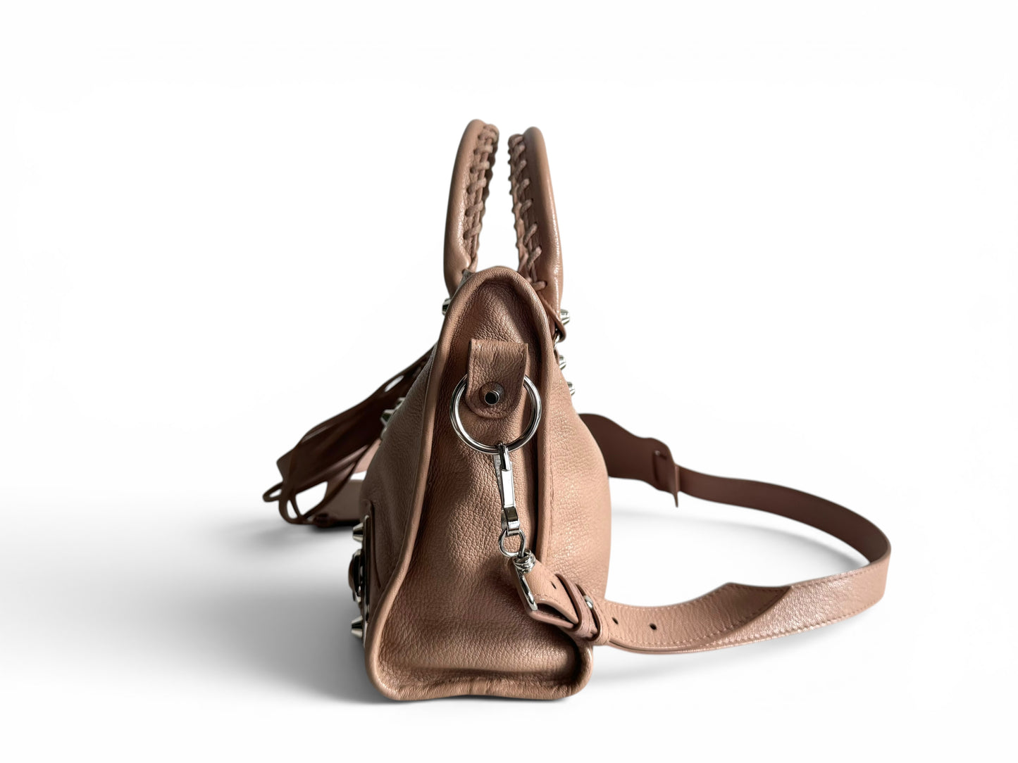 BALENCIAGA Chevre Gold Metallic Edge Hardware Bag