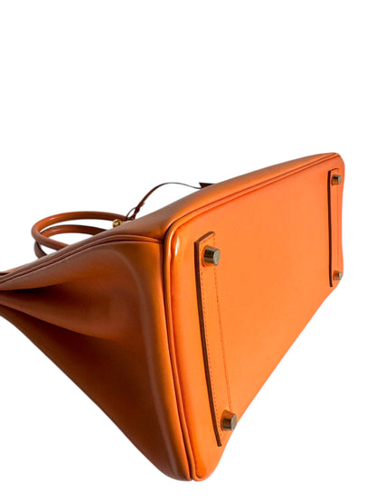 HERMES Box Calfskin Leather HAC Birkin 32