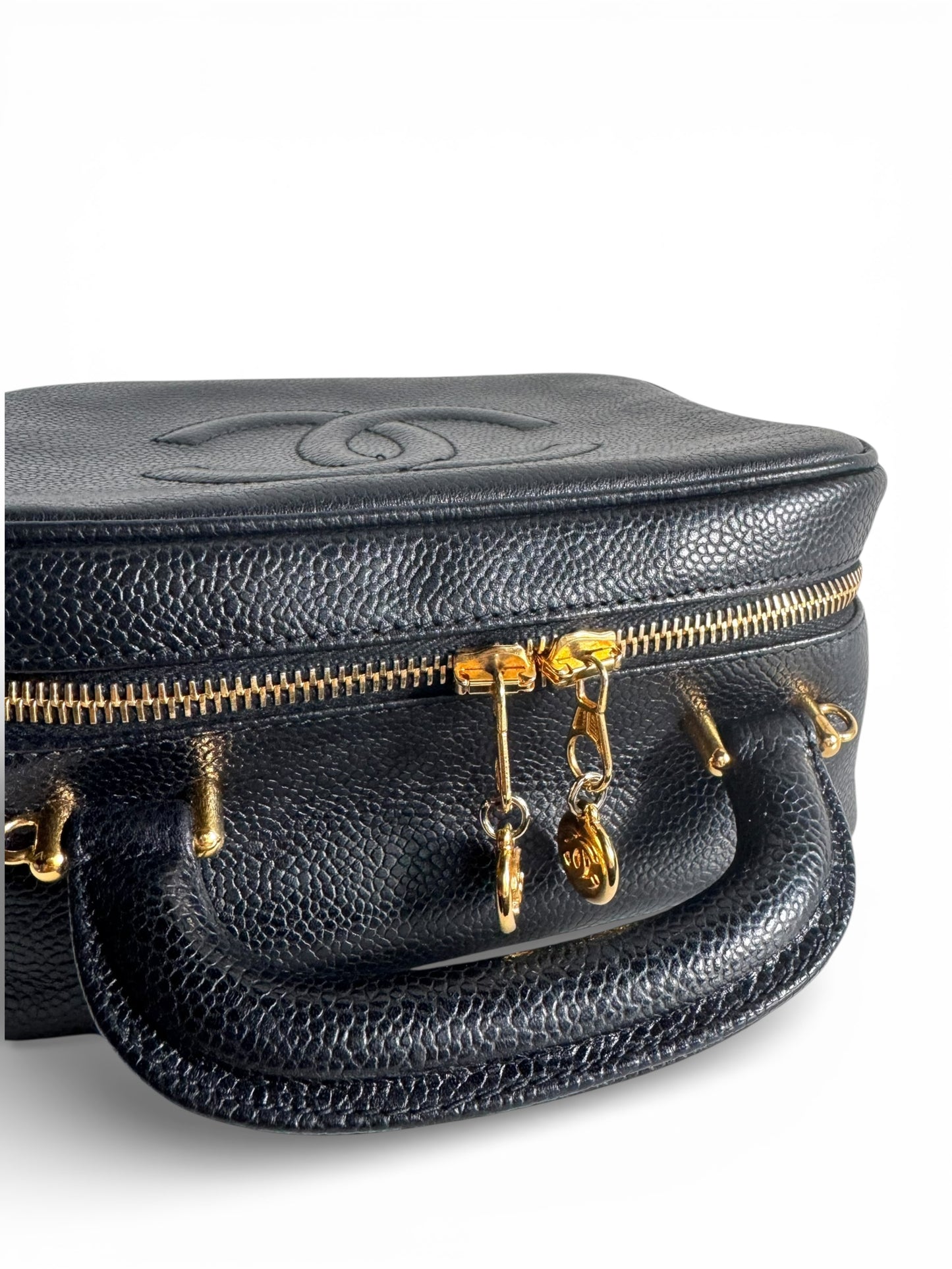 CHANEL Caviar Timeless CC Vanity Case