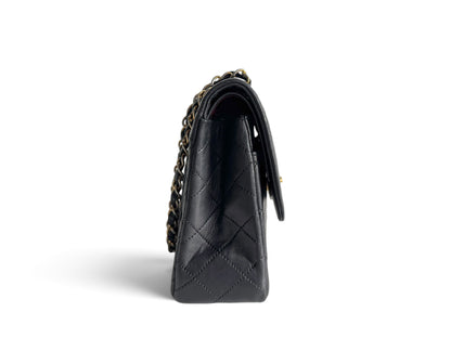 CHANEL Lambskin Quilted Medium Double Flap
