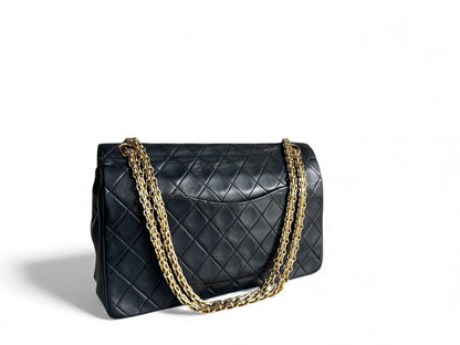 CHANEL Lambskin Medium Mademoiselle Double Flap