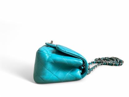 CHANEL Lambskin Quilted Mini Square Flap