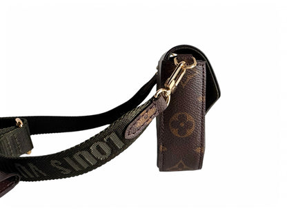 LOUIS VUITTON Monogram Felicie Strap & Go Kaki