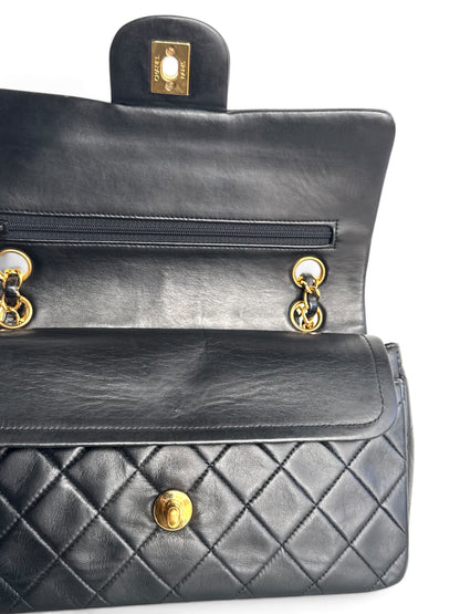 CHANEL Lambskin Quilted Small Double Flap