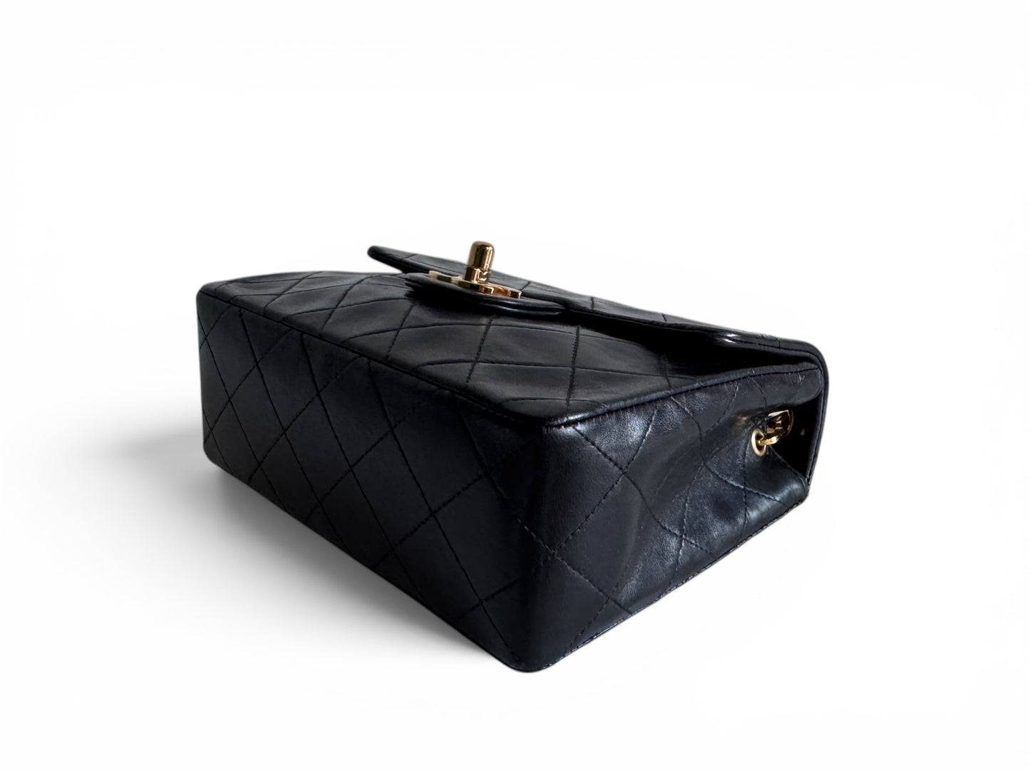 CHANEL Lambskin Quilted Mini Flap Bag