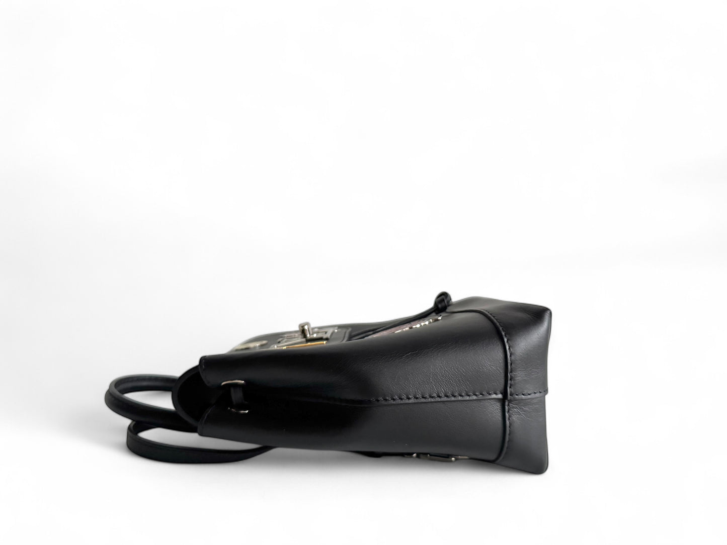 LOUIS VUITTON My Lockme Mini Pins Leather Backpack