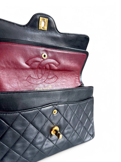Chanel Lambskin Matelasse Double Flap Bag