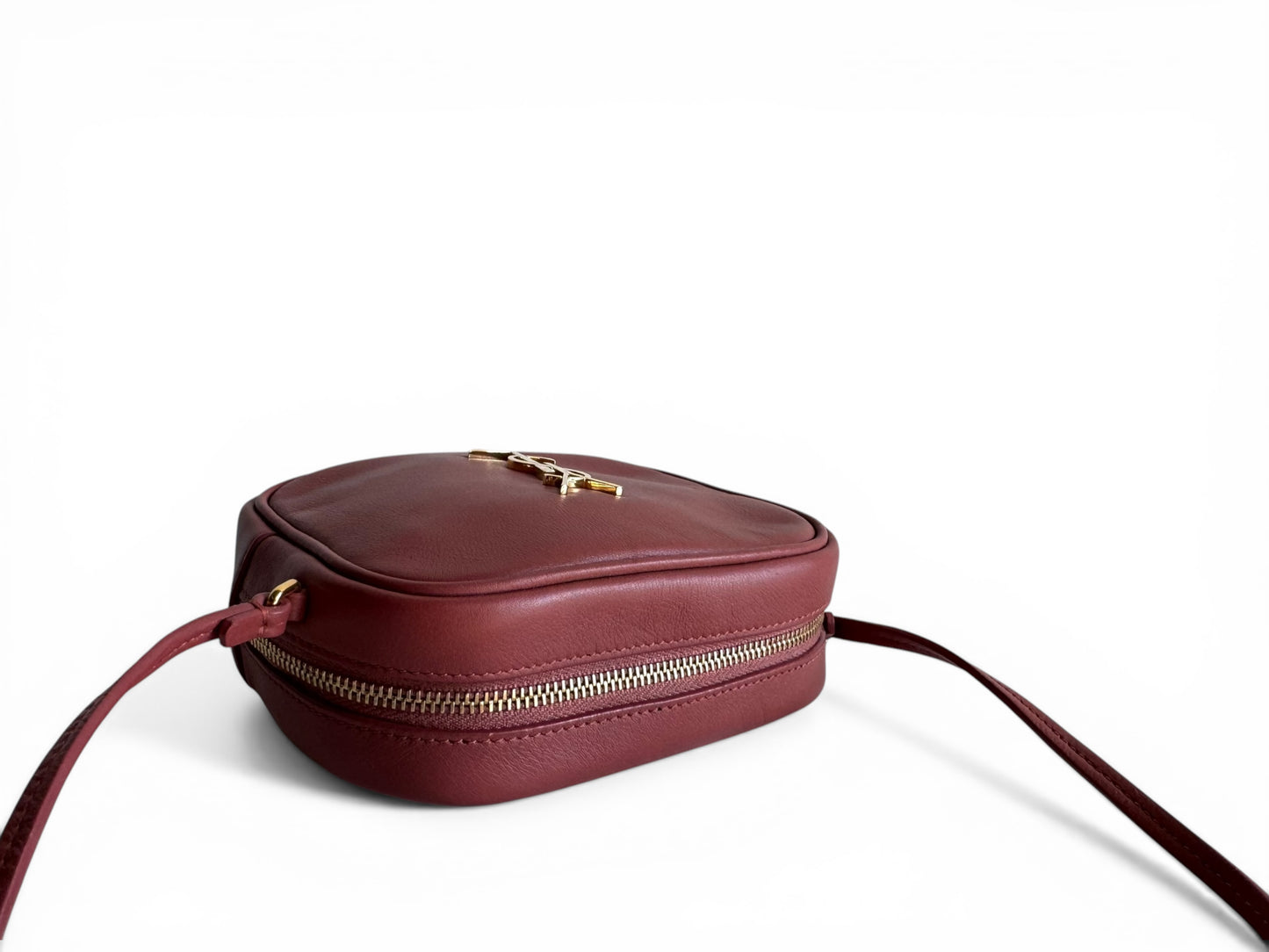 SAINT LAURENT Nappa Monogram Blogger Bag