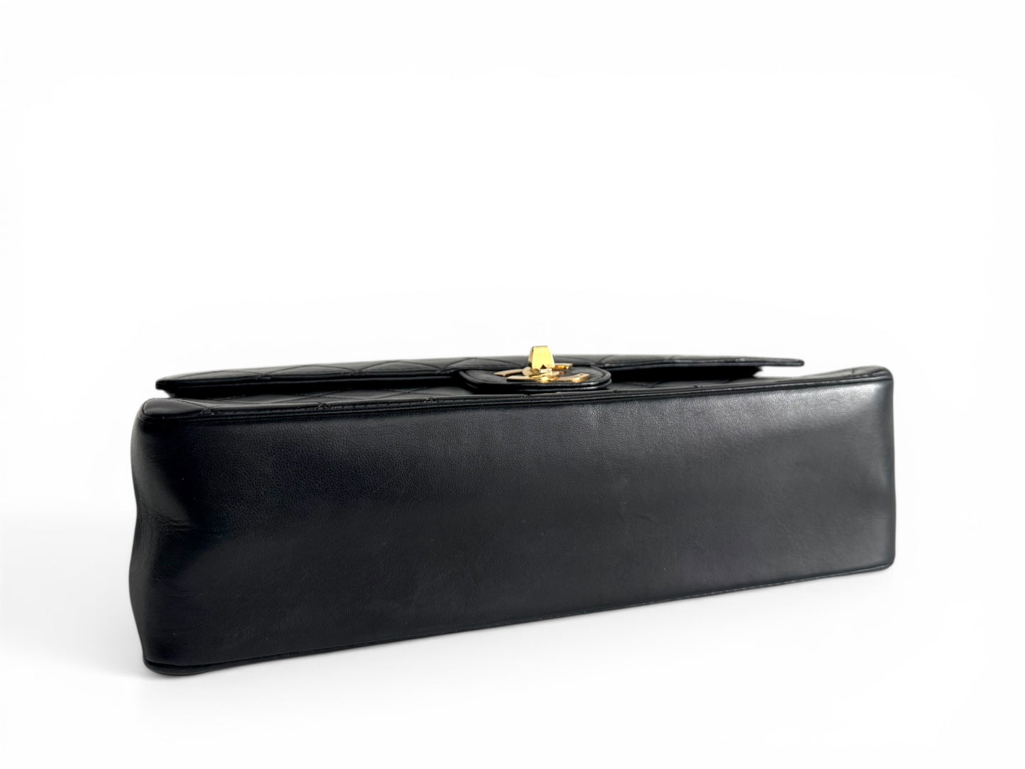 CHANEL Lambskin Medium Mademoiselle Double Flap