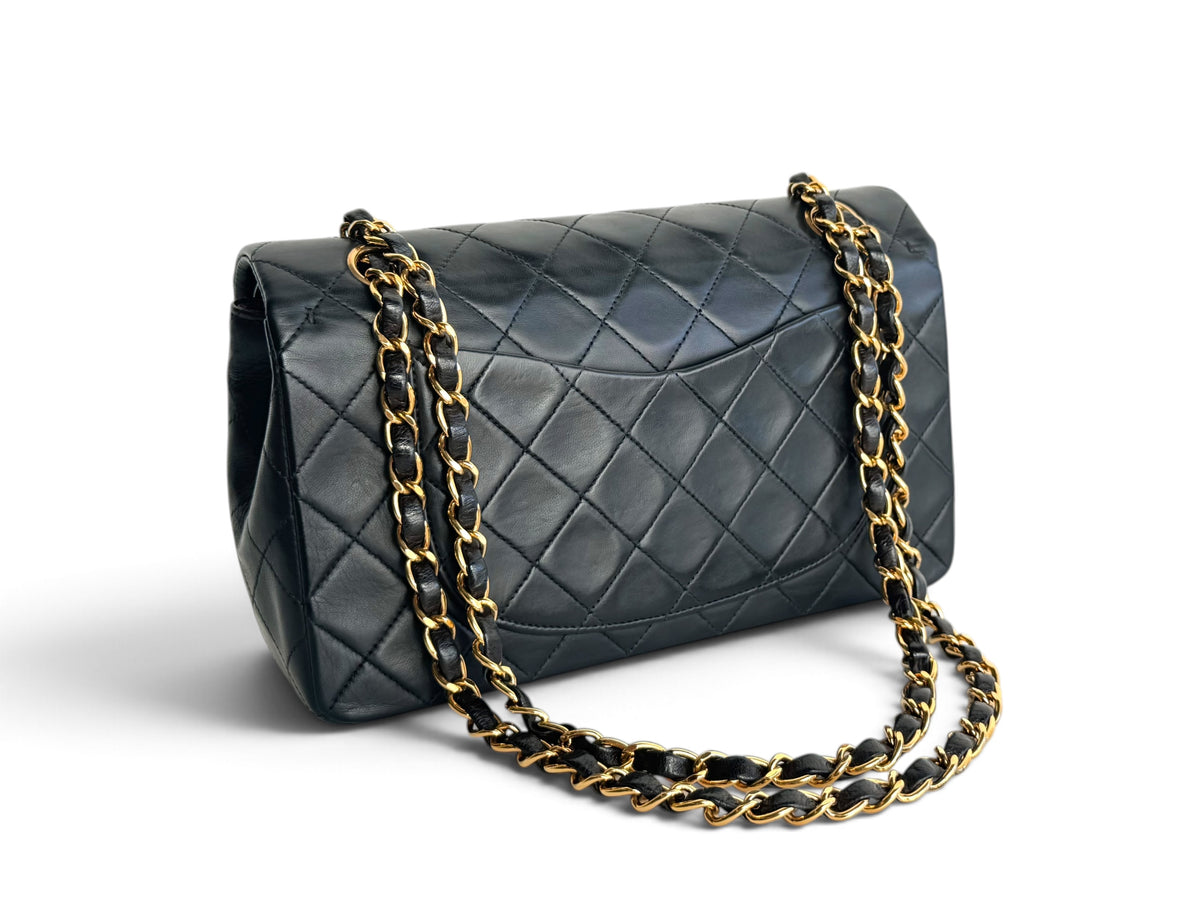 CHANEL Lambskin Quilted Small Double Flap