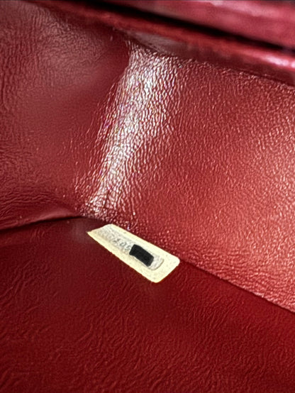 CHANEL Lambskin Mini Flap Chain Handle Bag