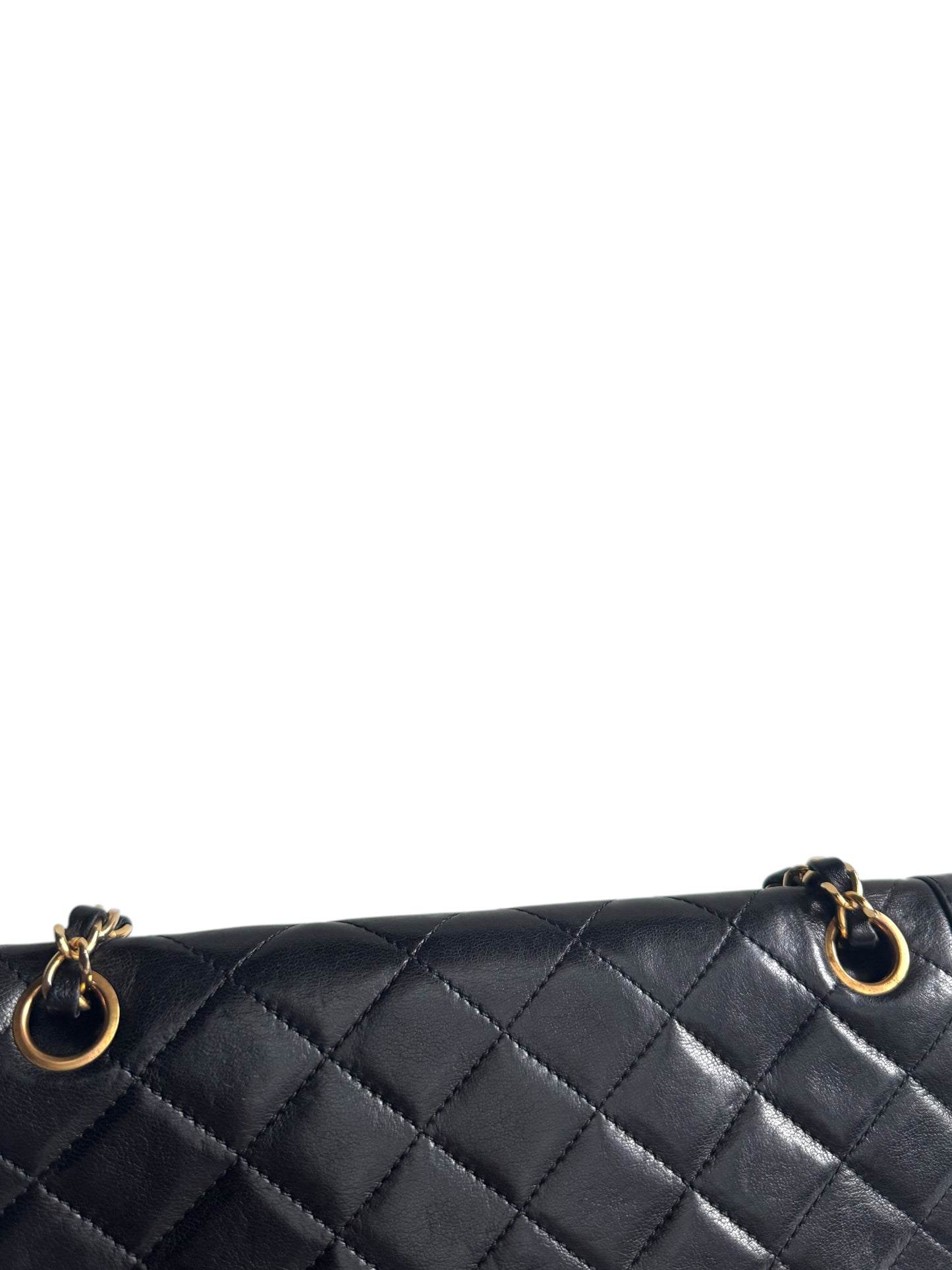 CHANEL Lambskin Quilted Medium Double Flap