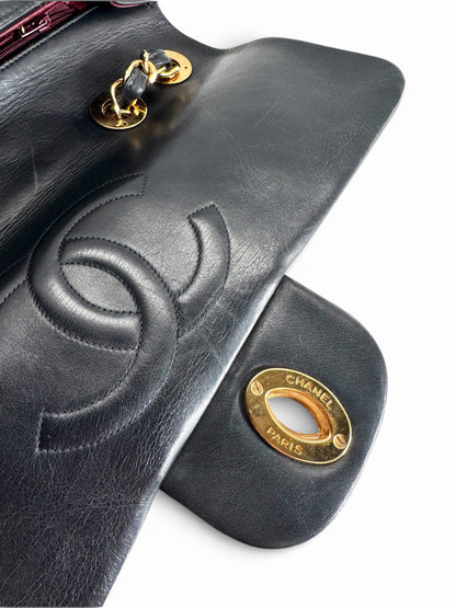 CHANEL Lambskin Quilted XL Jumbo Single Flap Bag