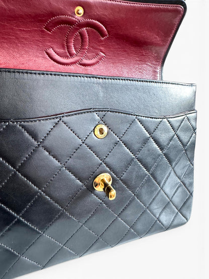 CHANEL Medium Tall Classic Lambskin Double Flap