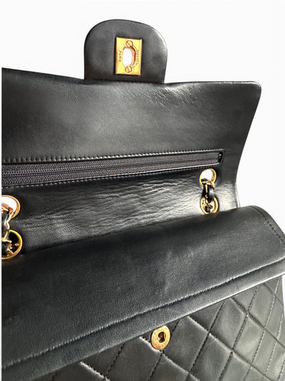 CHANEL Lambskin Quilted Small Double Flap