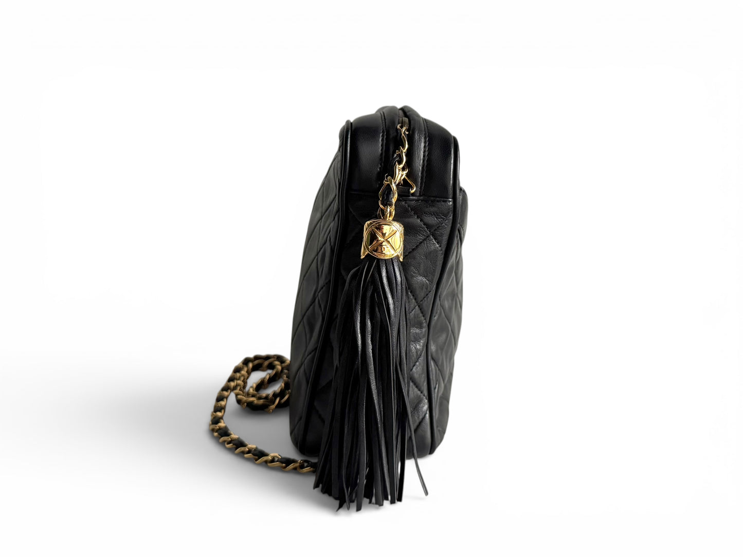 CHANEL Vintage Quilted Camera Bag