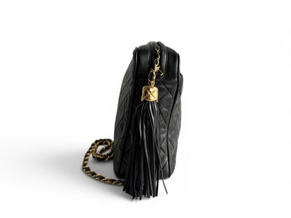 CHANEL Vintage Quilted Camera Bag